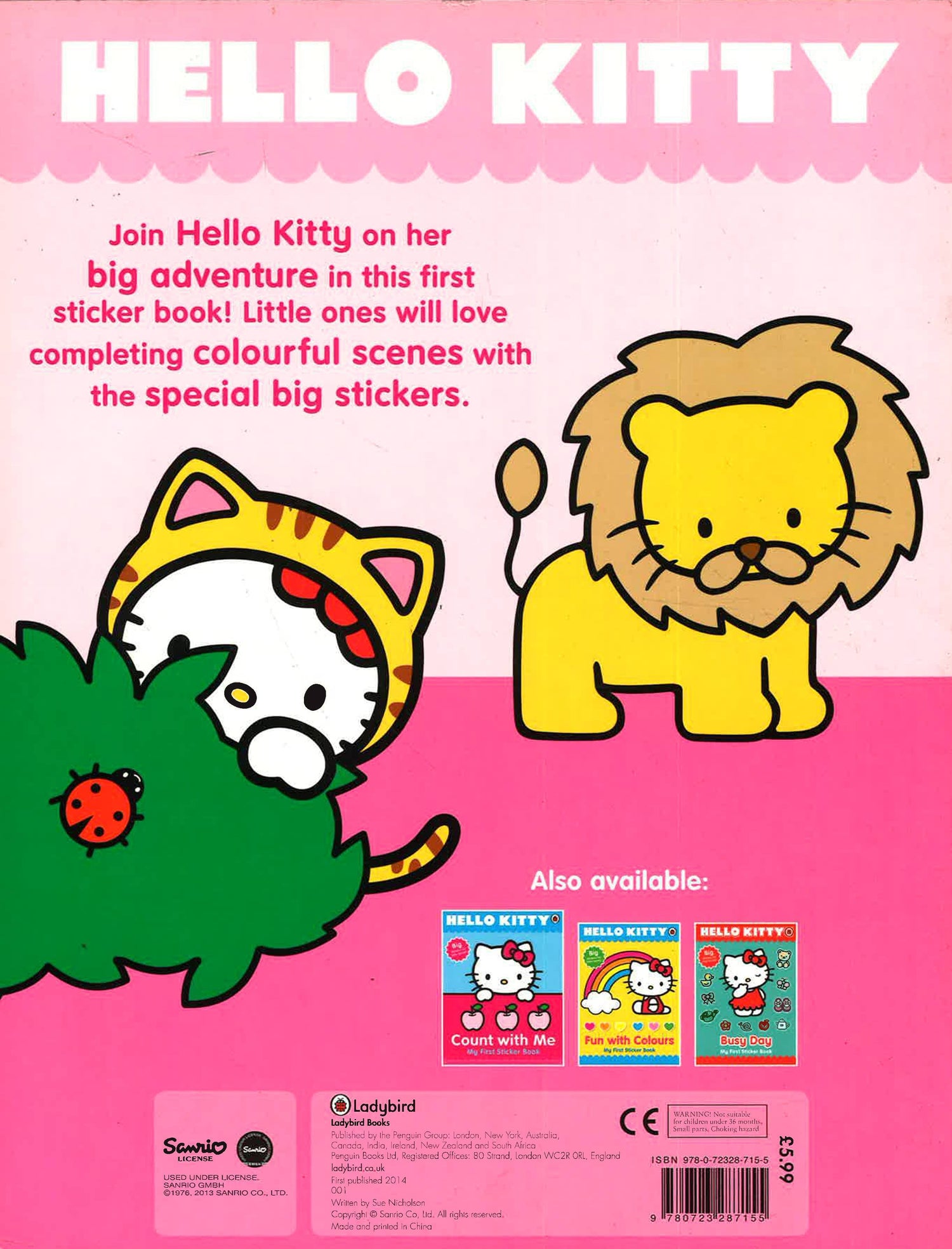 Hello Kitty's Big Adventure: My First Sticker Book