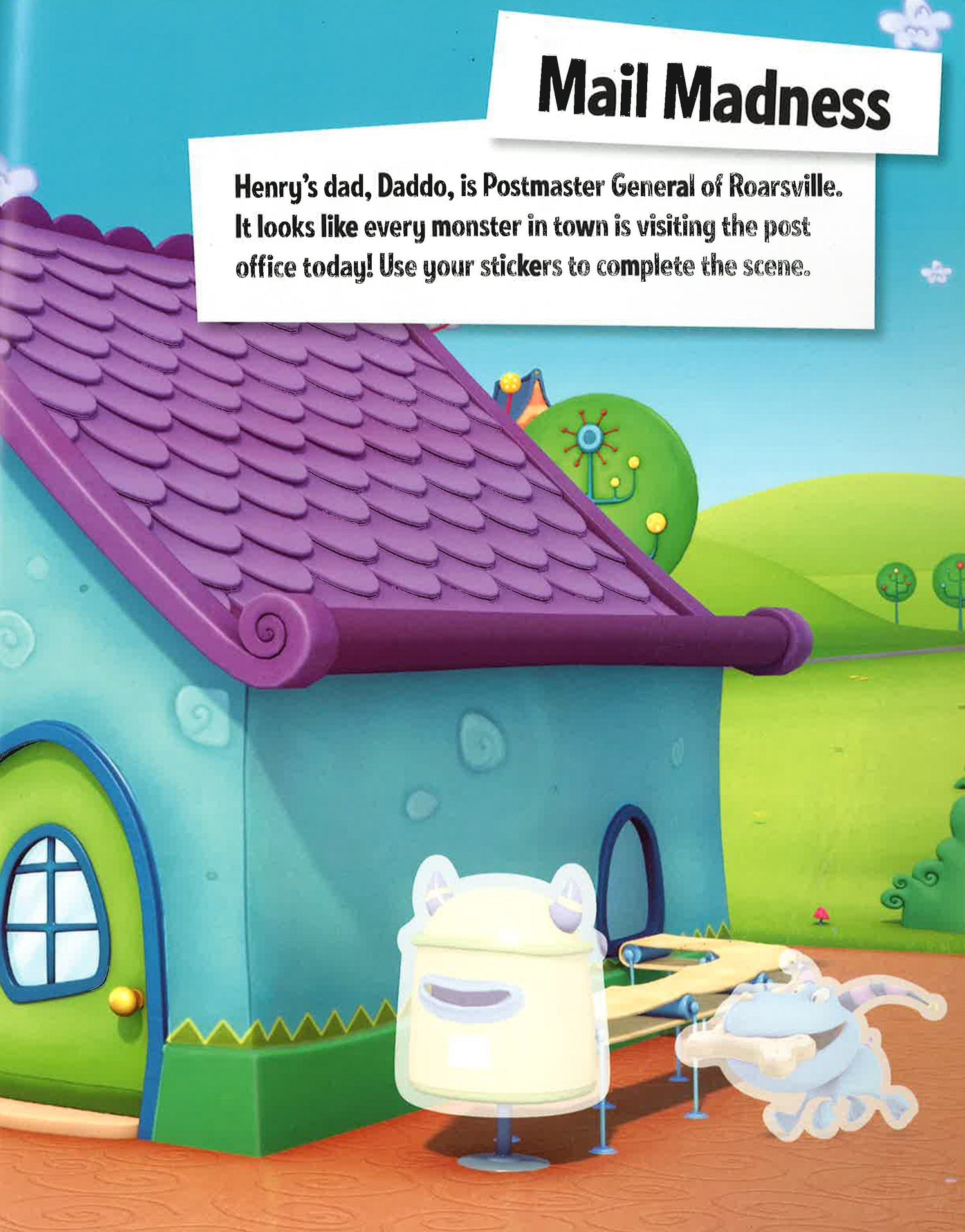 Henry Hugglemonster Roarsome Sticker Scenes