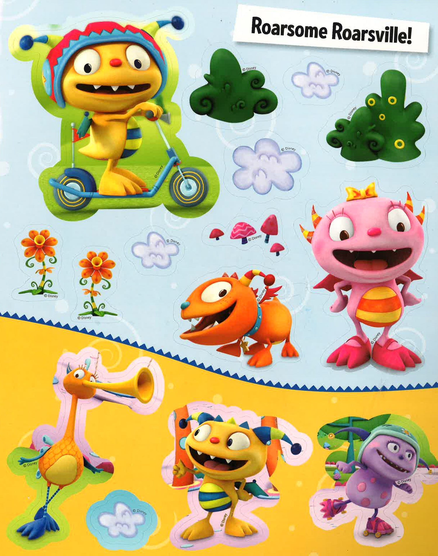Henry Hugglemonster Roarsome Sticker Scenes