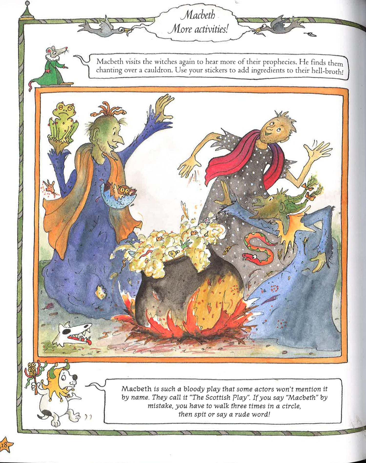 Hooray for Mr William Shakespeare!: A Sticker Activity Book
