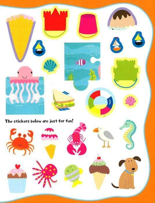 Ice-Cream Sundae Press Out And Make Sticker Activity