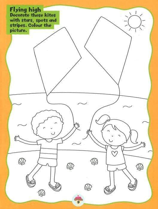 Ice-Cream Sundae Press Out And Make Sticker Activity