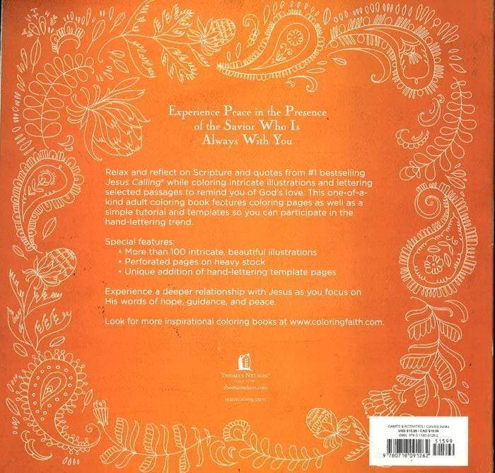 Jesus Calling Adult Coloring Book: Creative Coloring And Hand Lettering (Coloring Faith)
