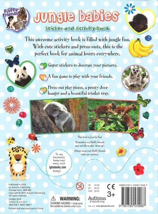 Jungle Babies Sticker And Activity Book