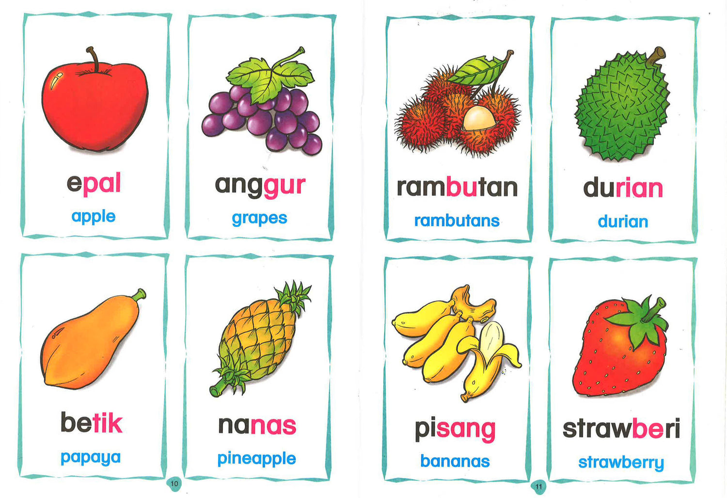 Kamus Bergambar Ceria (Bm/Bi)