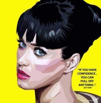 KATY PERRY POP ART (10X10)