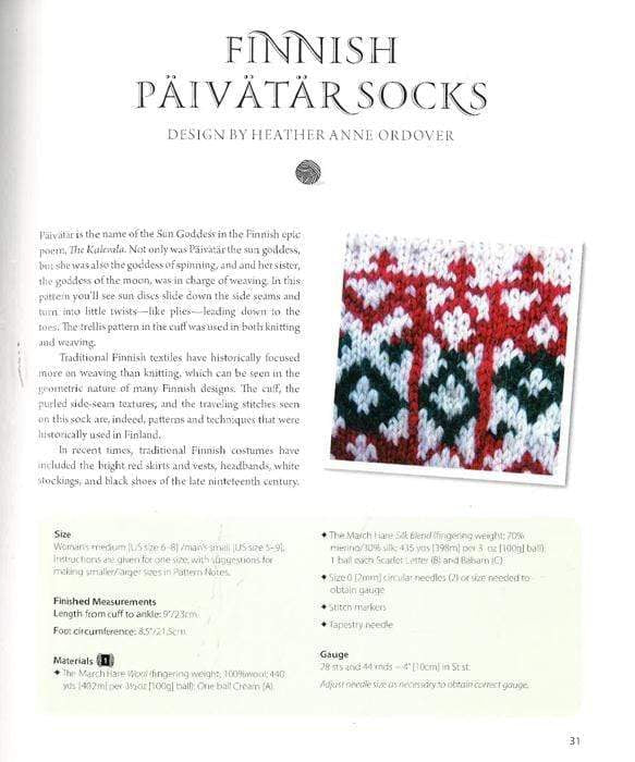Knitting Socks From Around The World: 25 Patterns I