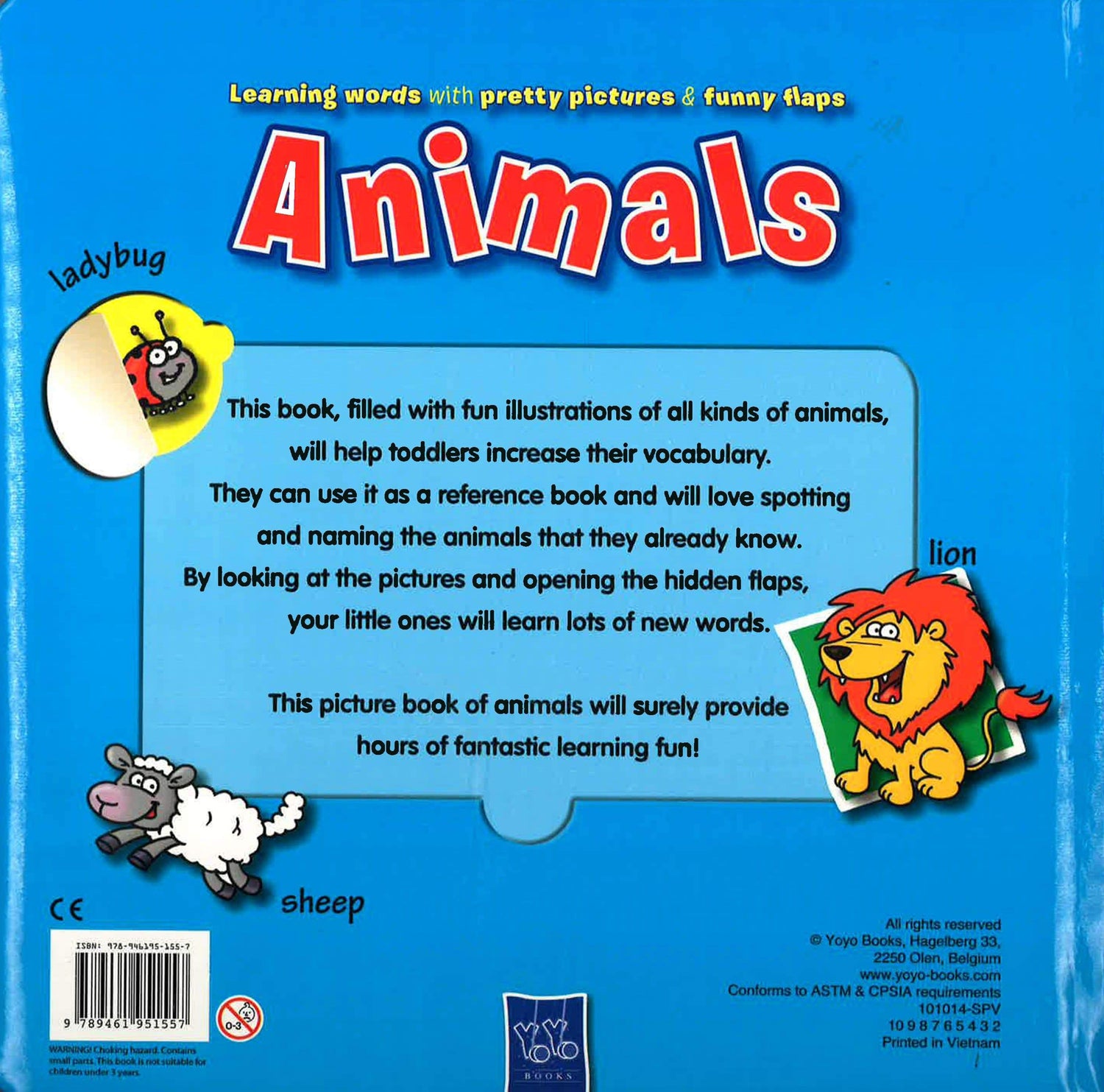 Learning Words With Pretty Pictures & Funny Flaps: Animals