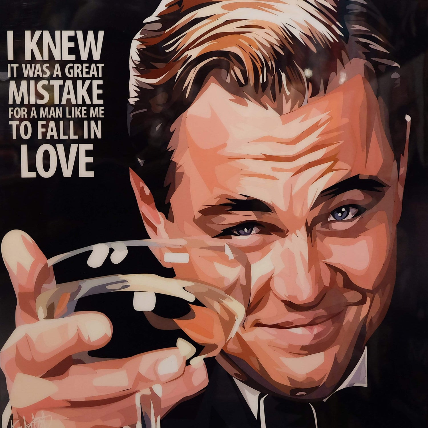 LEONARDO DICARPRIO: I KNEW IT WAS A POP ART (10X10)
