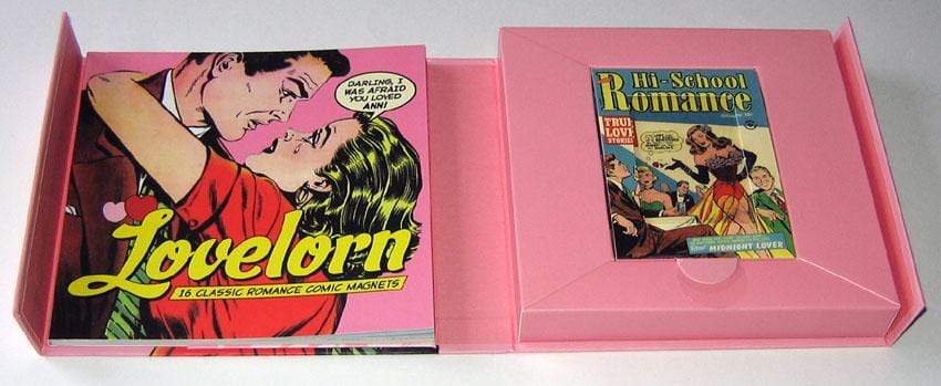Lovelorn: 16 Classic Romance Comic Magnets