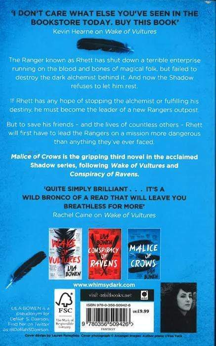 Malice Of Crows: The Shadow, Book Three