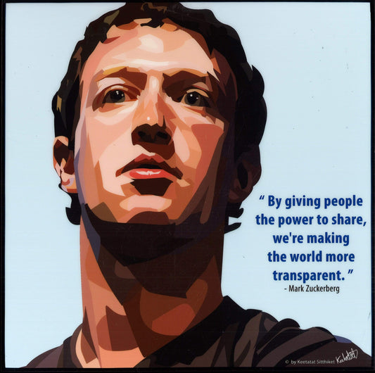 MARK ZUCKERBERG POP ART (10'X10')