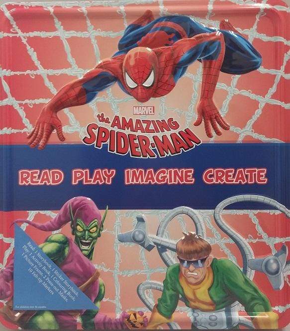 Marvel Spider-Man Tin (Ready, Play, Imagine, Create)
