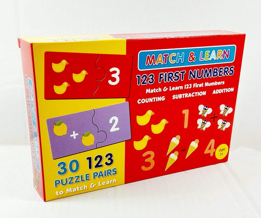 Match & Learn 123 First Numbers
