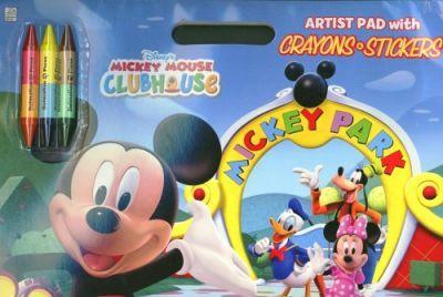 Mickey Mouse Clubhouse : Mickey Park - Artist Pad with Stickers and Crayons