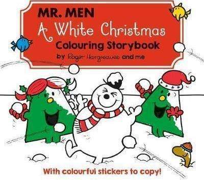Mr Men A White Christmas Colouring Storybook