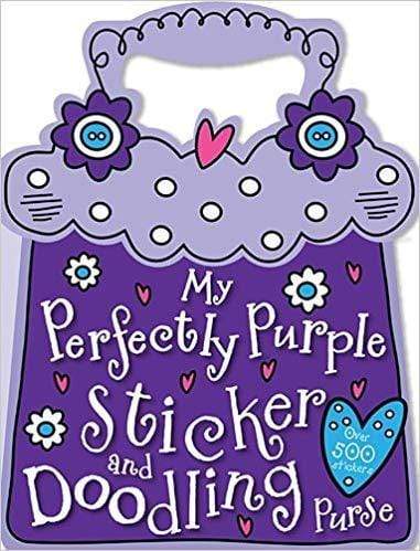 My Perfectly Purple Sticker and Doodling Purse