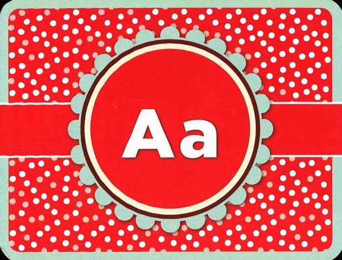 Olivia Alphabet Flash Cards