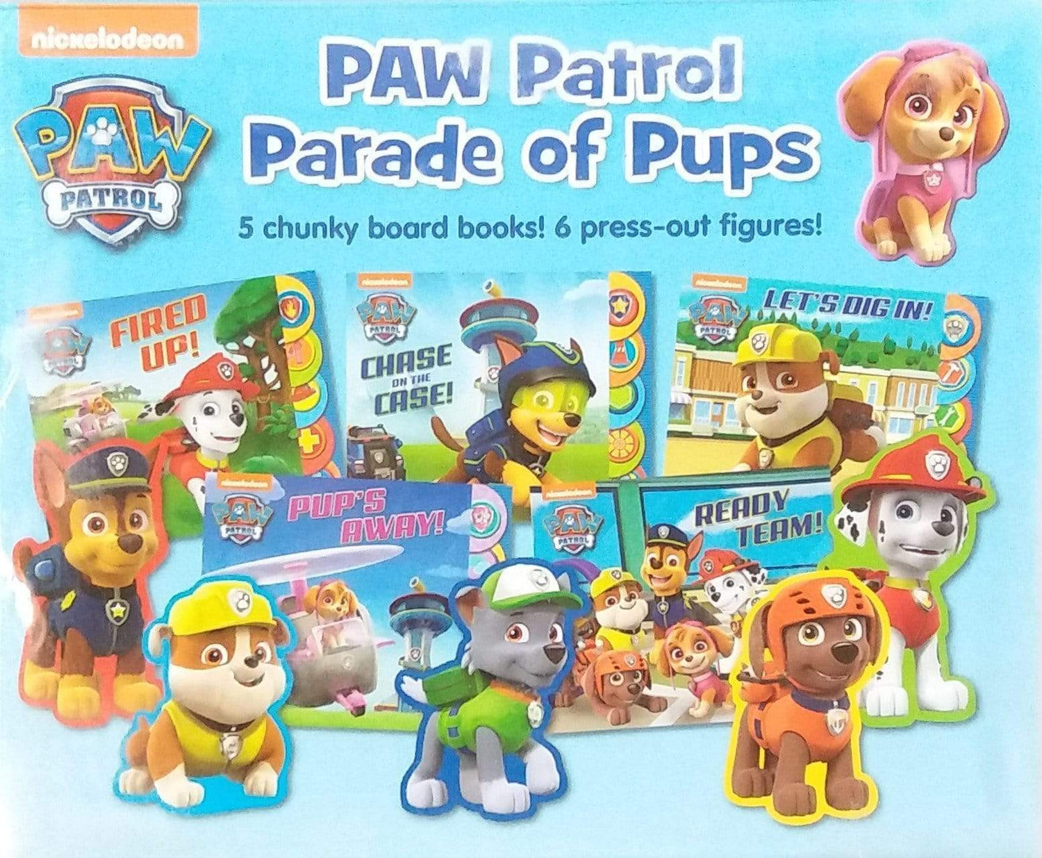 Paw Patrol Parade Of Pups - 5 Chunky Board Books
