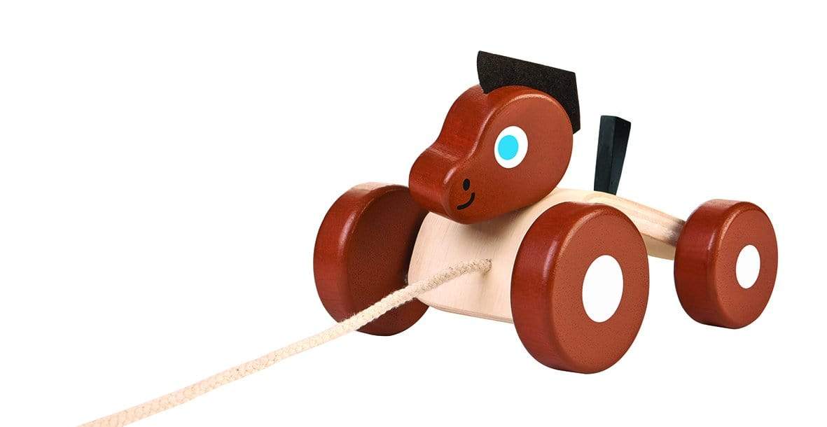 Pony Pull Toy(Pbs)  Plantoys (1733)