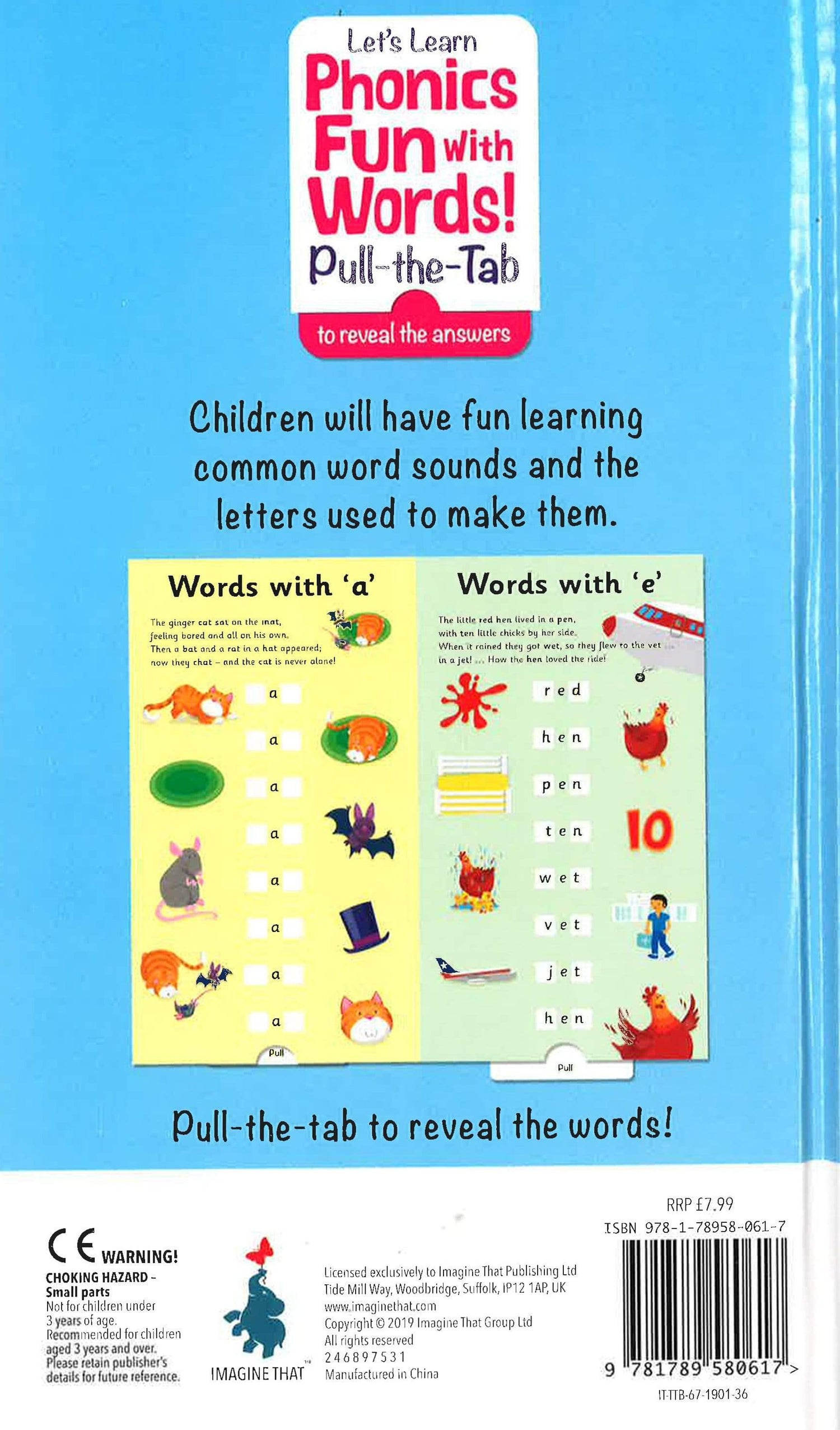 Pull The Tab Maths - No Pen: Fun With Words