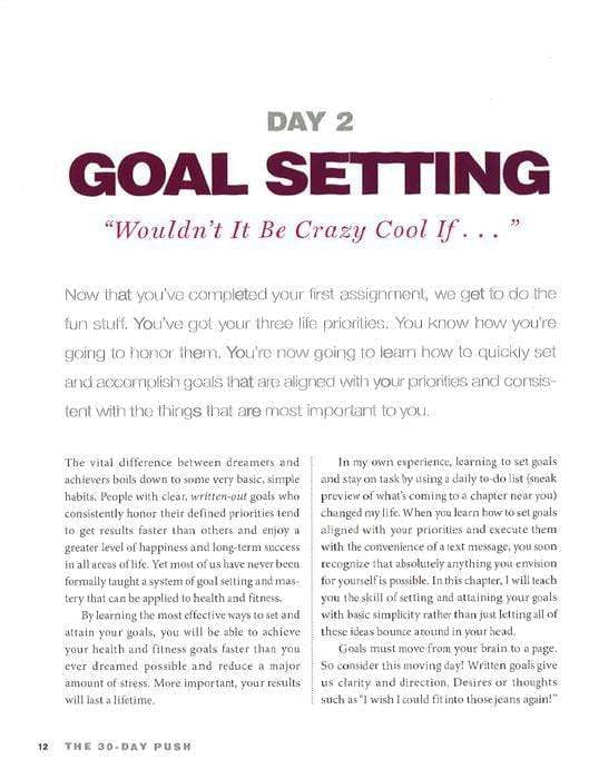 Push: 30 Days To Turbocharged Habits, A Bangin' Body, And The Life You Deserve!
