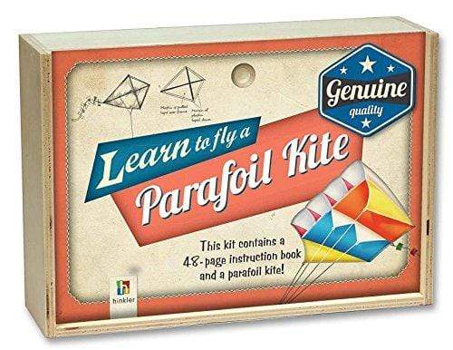Retro Wooden Box: Learn to Fly a Parafoil Kite