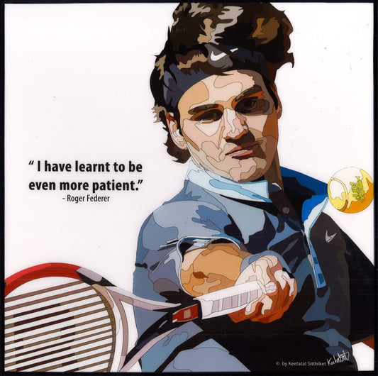 ROGER FEDERER POP ART (10'X10')
