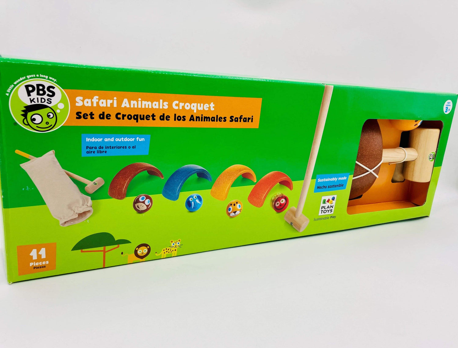 Safari Animal Croquet(Pbs)  Plantoys