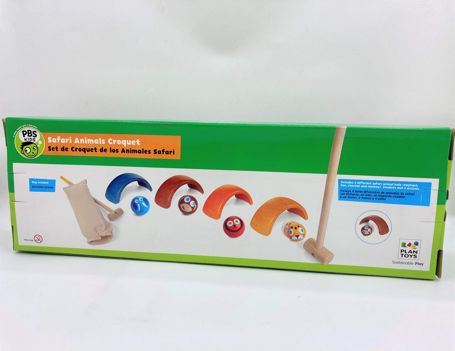 Safari Animal Croquet(Pbs)  Plantoys