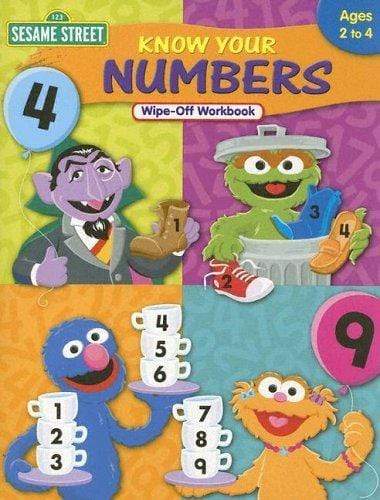 SESAME STREET KNOW YOUR NUMBERS WIPE OFF WORKBK