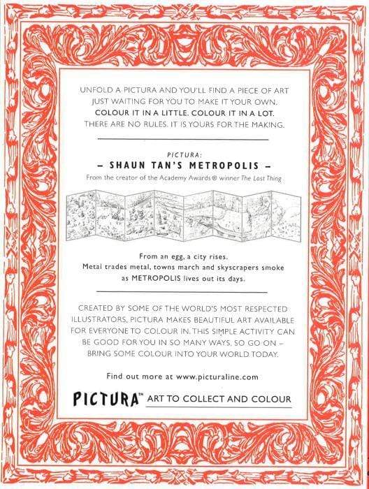 Shaun Tan's Metropolis: Art To Collect And Colour