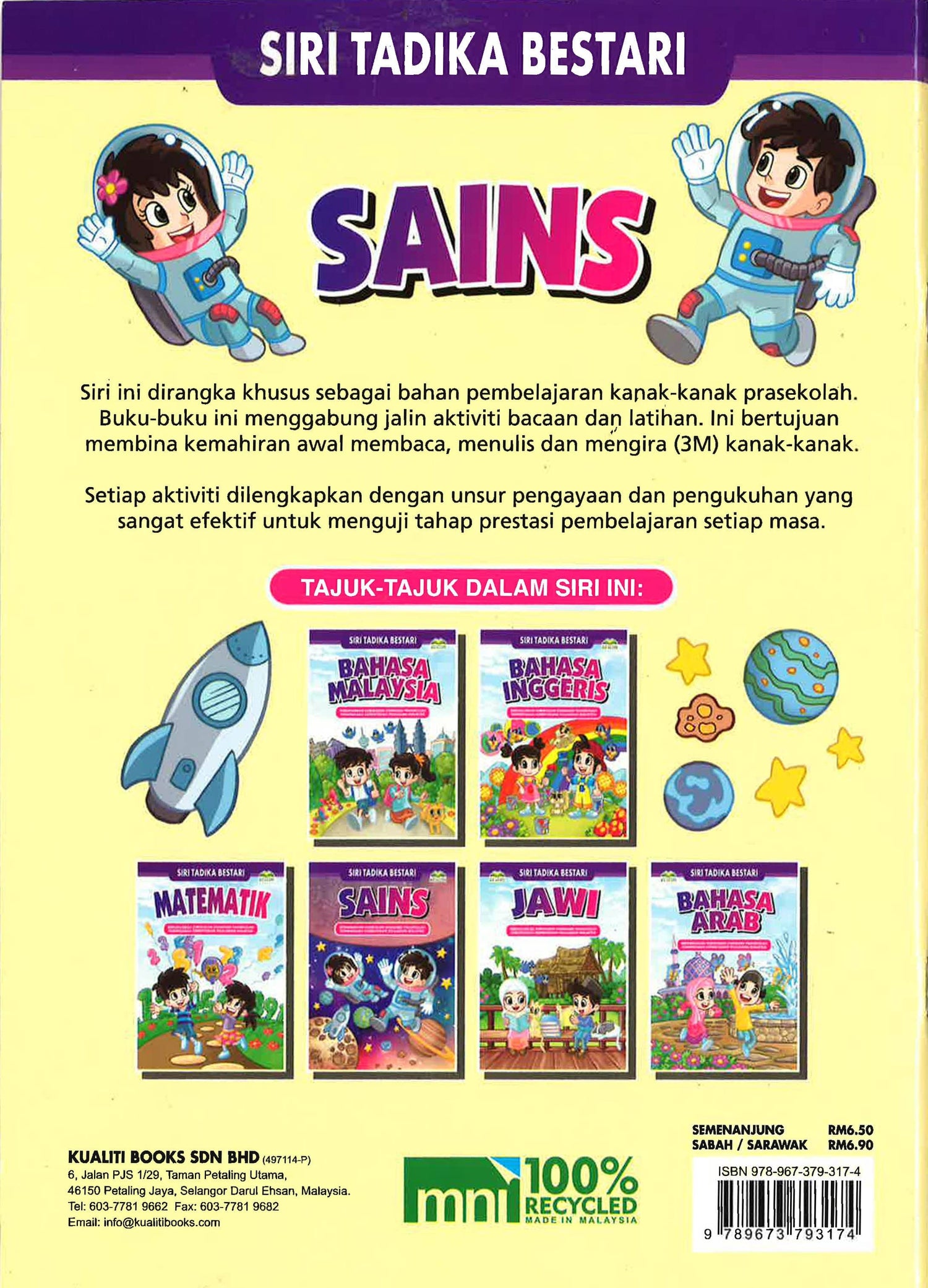 Siri Tadika Bestari - Sains