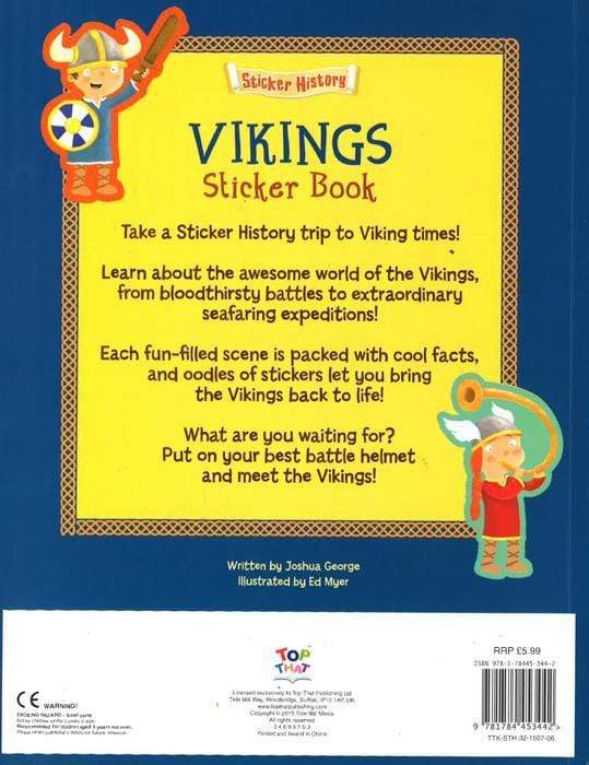 Sticker History: Vikings Sticker Book