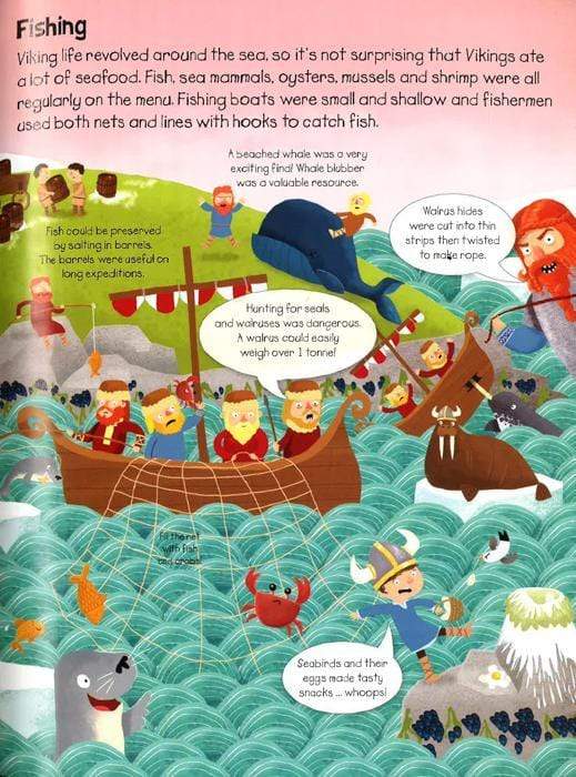 Sticker History: Vikings Sticker Book