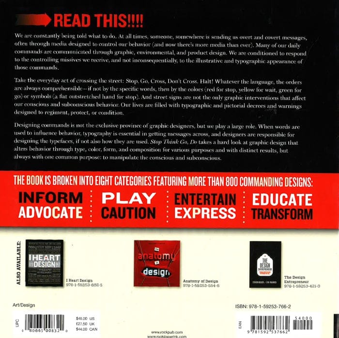 Stop, Think, Go, Do: How Typography And Graphic Design Influence Behavior
