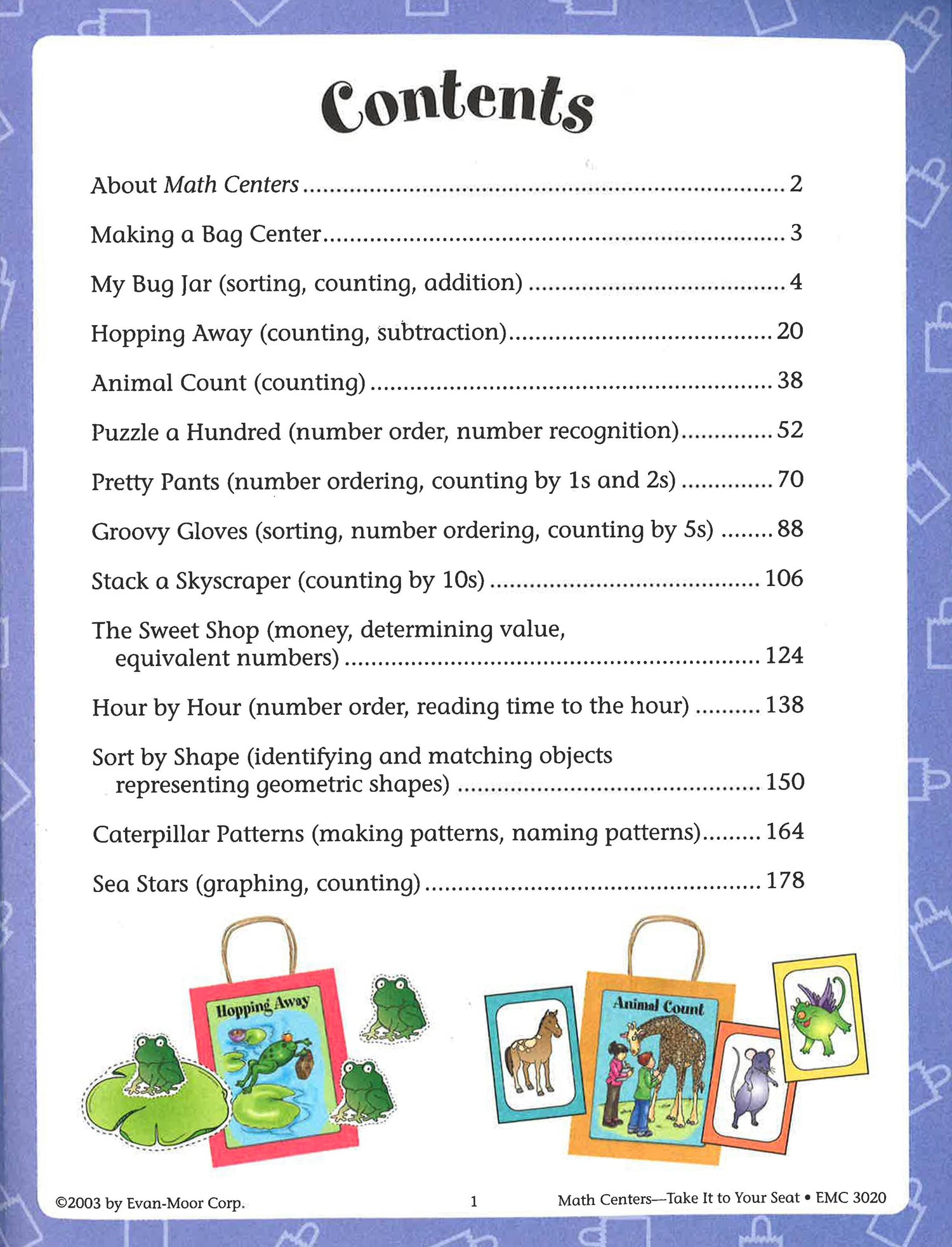 Take It To Your Seat Math Centers K-1