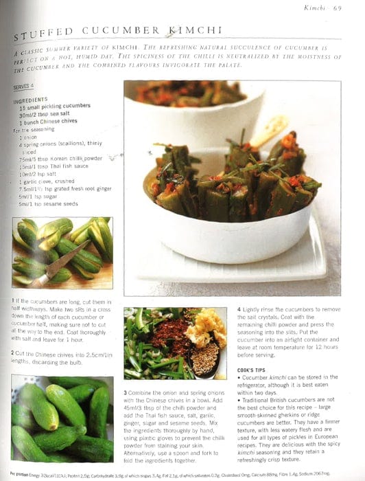 The Food & Cooking Of Korea: Discover The Unique Tastes And Spicy Flavours Of One Of The World's Great Cuisines With Over 150 Authentic Recipes Shown Step-By-Step In More Than 800 Photographs