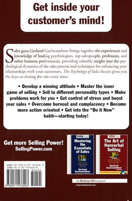 The Psychology of Sales Success