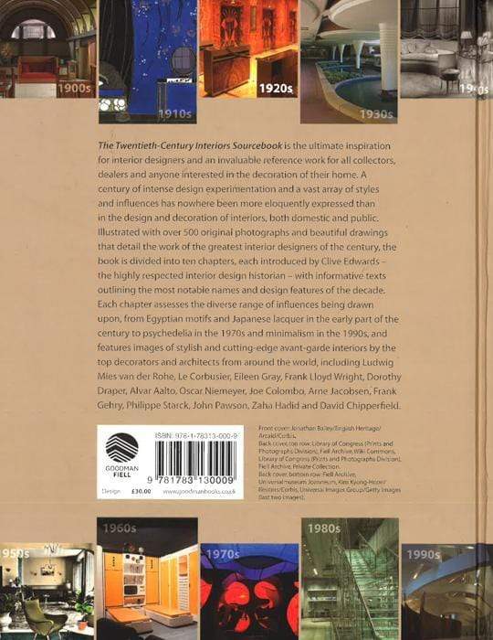 The Twentieth Century Interiors Sourcebook (Hb)