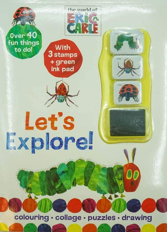 The World Of Eric Carle: Let's Explore! -Colouring, Collage, Puzzles, Drawing