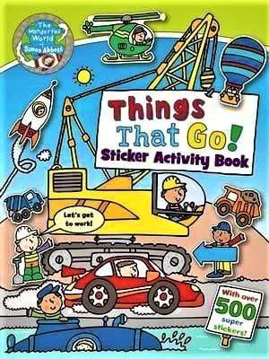 Things That Go Sticker Activity Book