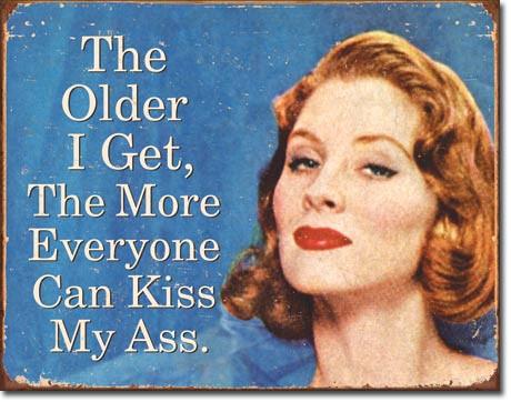 Tin Sign: Ephemera Older I Get In (40.50 CM X 31.50 CM)