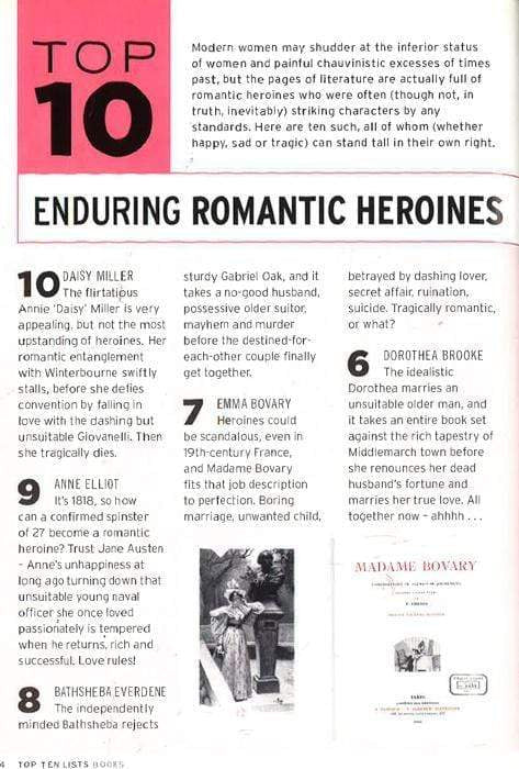 Top 10 Lists: Books