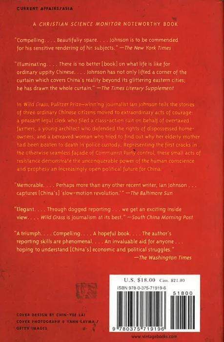 Wild Grass: Three Stories Of Change In Modern China