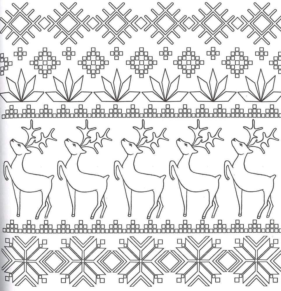 Winter Wonderland Patterns : Creative Colouring For Grown-Ups