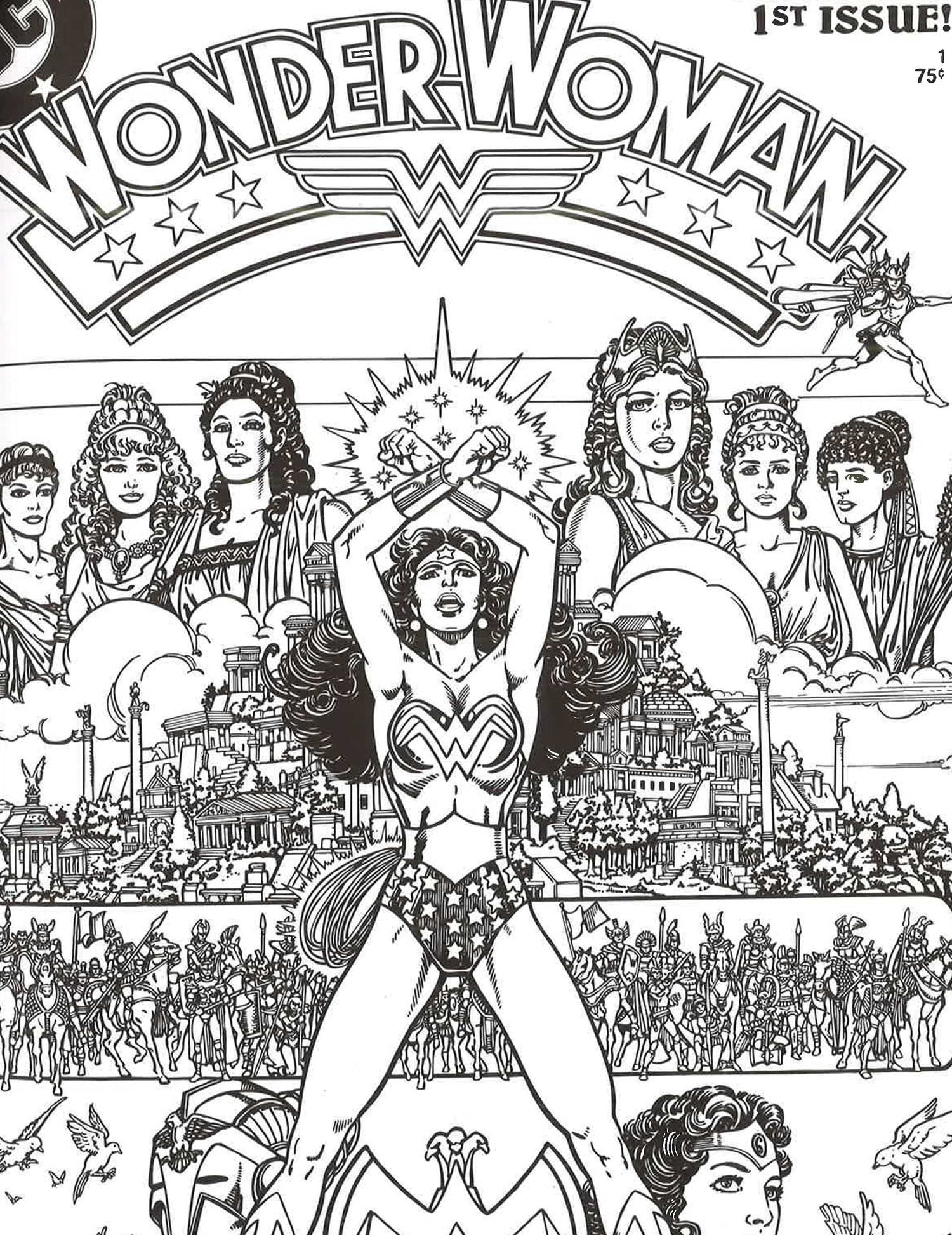 Wonder Woman Colouring Book